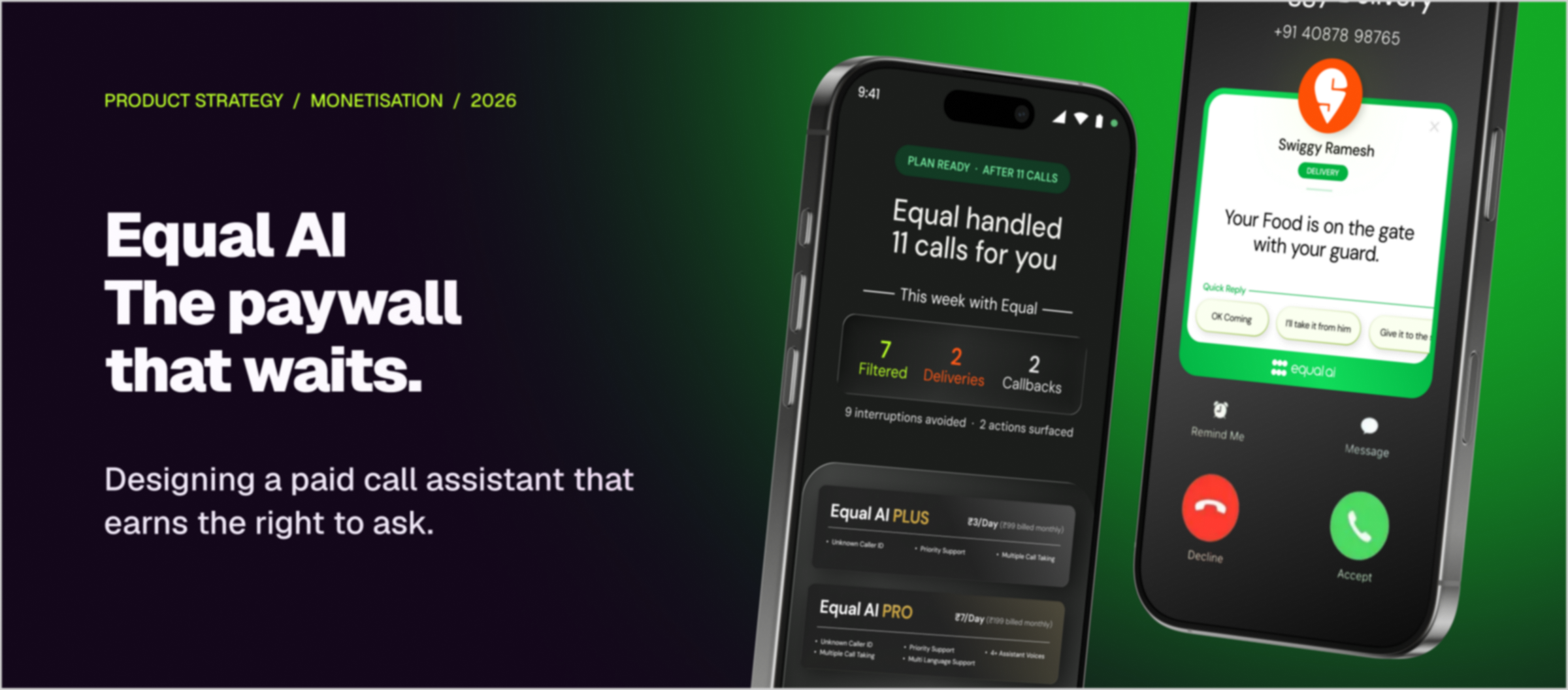 Equal AI — The paywall that waits. case study preview