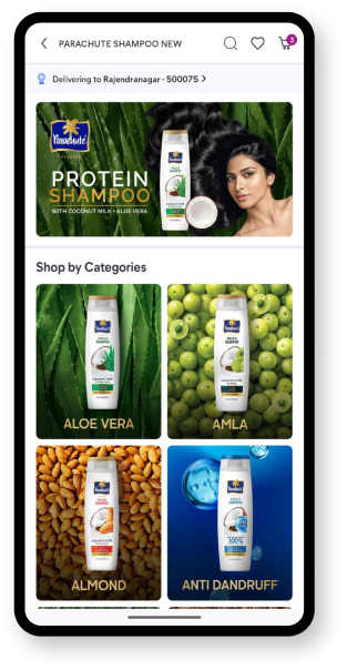Meesho Mall brand store mobile screen